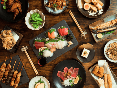 A picture of Japan's most delicous Foods.